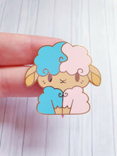 Load image into Gallery viewer, Pink &amp; Blue Sheep Pin
