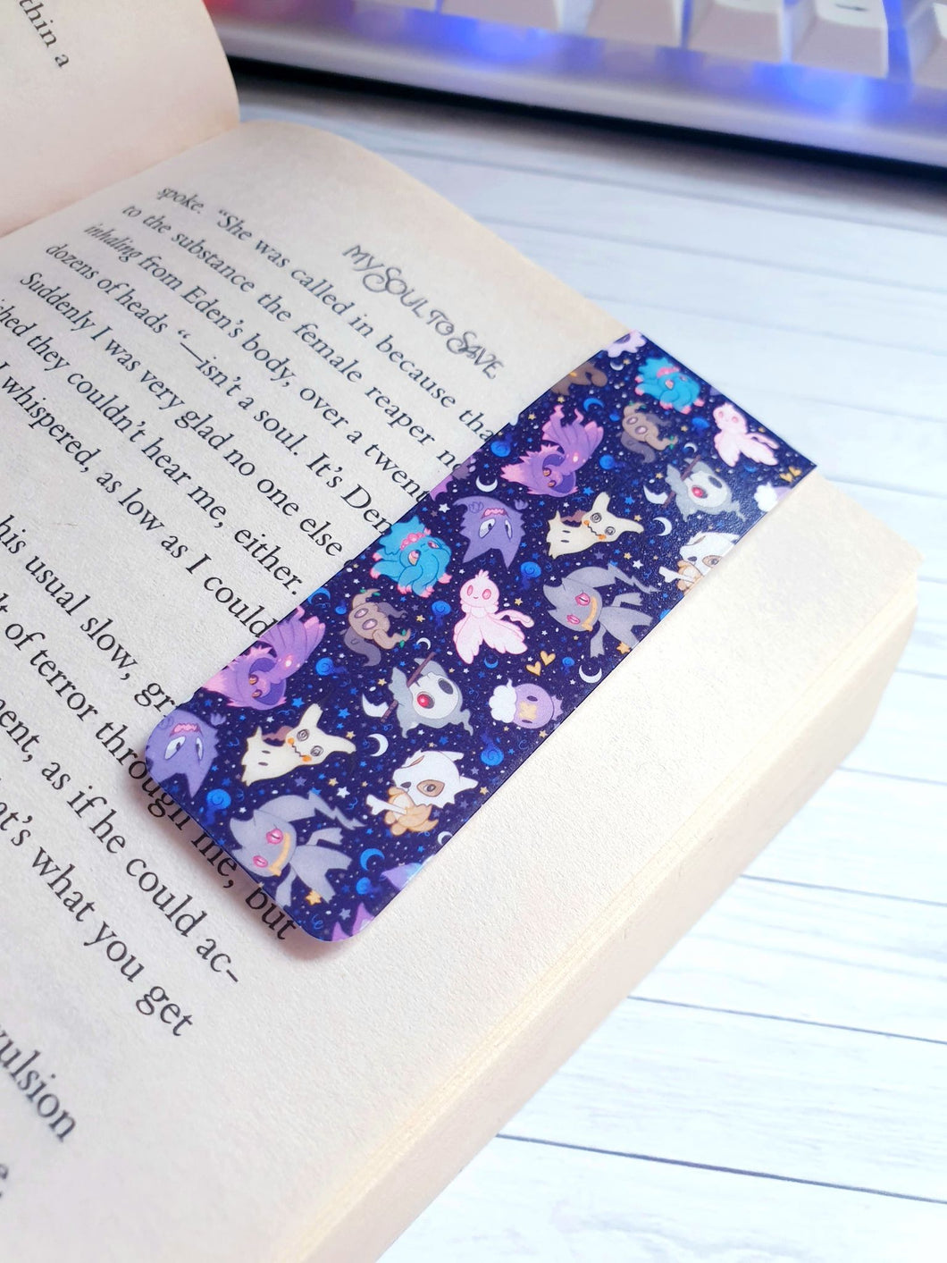 Ghost P o k e Magnetic Bookmark