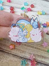 Fairy Dragon P o k e 1 / 2in Acrylic Charm