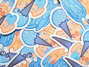 Kingfisher Sticker