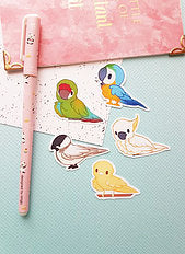 Bird Stickers Pack